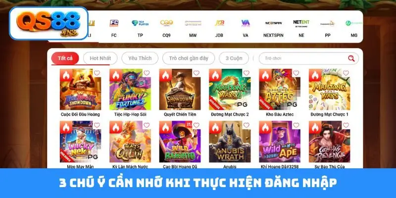 3 chú ý cần nhớ khi thực hiện đăng nhập