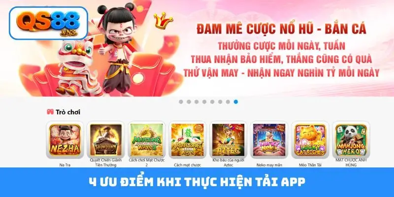 4 ưu điểm khi thực hiện tải app