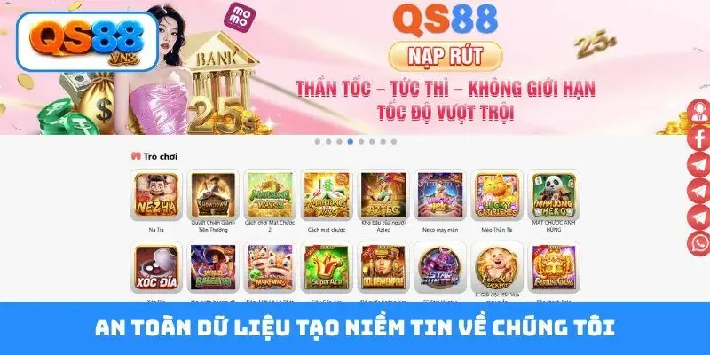 An toàn dữ liệu tạo niềm tin về chúng tôi