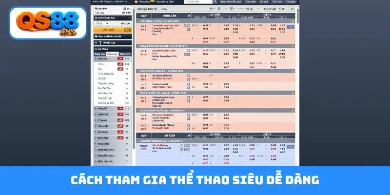 Cách tham gia thể thao siêu dễ dàng