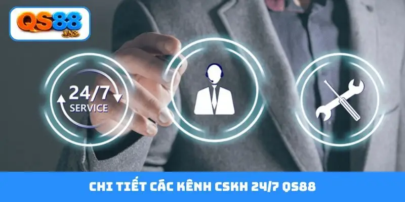 Chi tiết các kênh CSKH 24/7 QS88