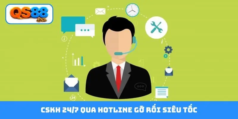 CSKH 24/7 qua Hotline gỡ rối siêu tốc