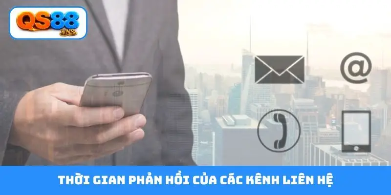Thời gian phản hồi của các kênh liên hệ